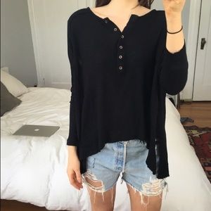*SOLD* Free People Henley Thermal